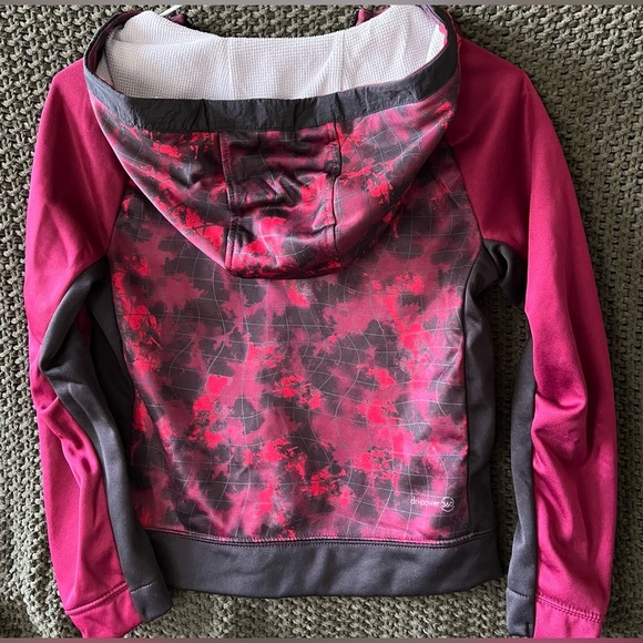 Russell Youth Red & Black Dri-Power 1/2 Zip Performance Pullover; Size M (8) - Picture 2 of 10